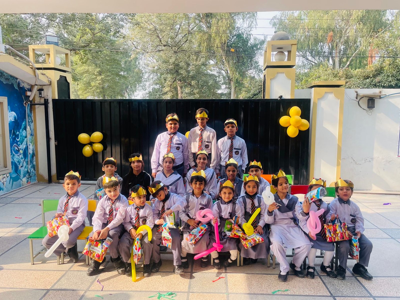 Primary students learning at Phoenix School Faisalabad